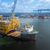 马来西亚海事为马来西亚海上 Jerun 天然气项目交付上部结构