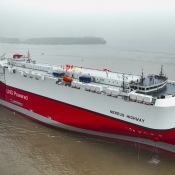 Japan's K Line takes delivery of new LNG-powered PCTC