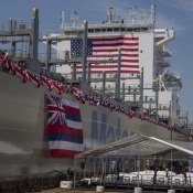 Carrier Matson Christens LNG-fueled Containership