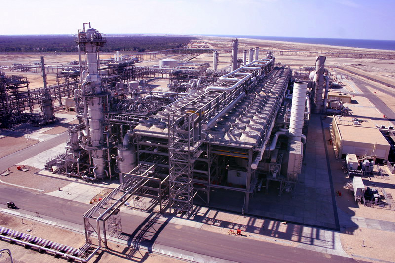 The Damietta liquefaction plant in Egypt (Image credit: Union Fenosa Gas)