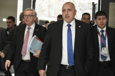 EC President Jean-Claude Juncker  and Bulgarian PM Boyko Borisov, June, 2016 (Credit AFP)