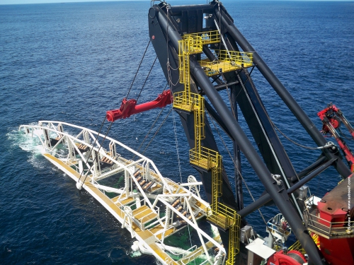 S-lay pipelay, among the core capabilities of Subsea7,   (c) Subsea7