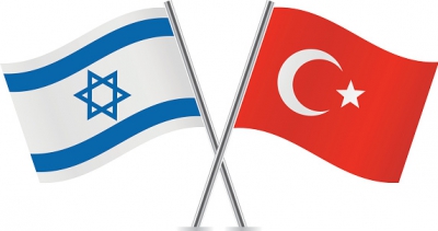 Israel Turkey flags